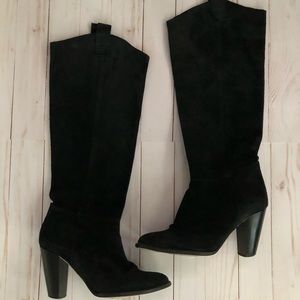 Black Suede Boots